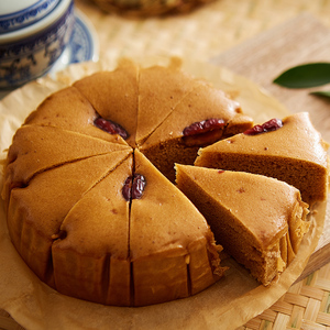 安井 红糖发糕400g 红枣糕 传统宴会小米糕速食早餐馒头点心香软