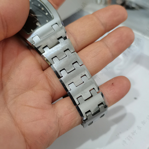 津辉表带适用老款雷达rado两爪钨钢男带表链钨金男款手表带13728