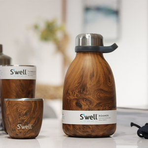 美国Swell木纹1900ml保温杯大容量保温壶家用暖水瓶便携户外旅行