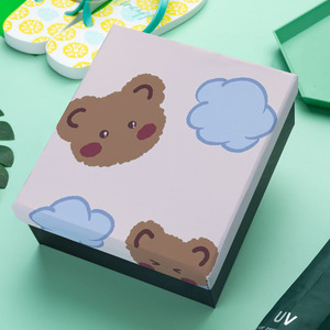 可爱卡通礼物盒创意礼品盒空盒包装盒装相册本子礼盒ins风插画