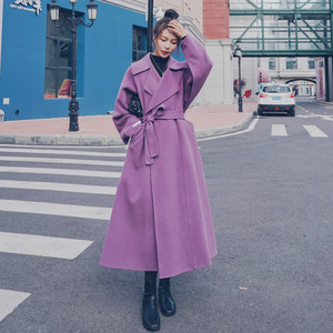 香芋色大衣香芋紫