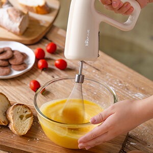 小熊打蛋器家用电动无线充电式小型蛋糕手持奶油打发器焙烘搅拌机