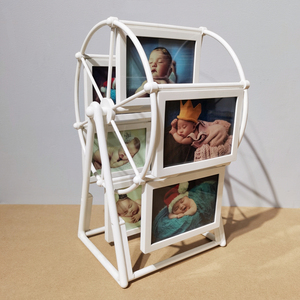 创意婚纱儿童影楼摩天轮相框4寸5寸风车相架组合摆台活动礼品包邮