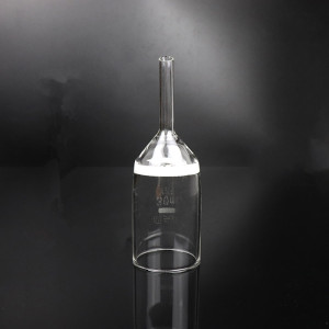 玻璃砂芯漏斗40mlg3垂熔细菌抽滤漏斗 抽滤过滤g4坩埚抽滤垫清仓