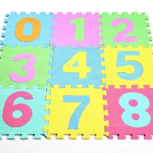 字母拼图儿童爬行垫拼接泡沫地垫地毯环保玩具垫30x30数字拼图