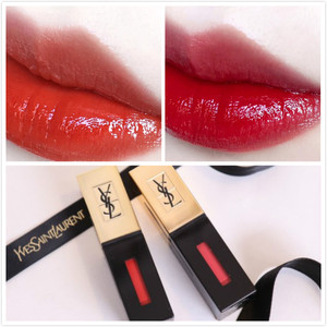 ysl/圣罗兰 唇釉 _ 现货免税 s罗兰 黑管镜面唇釉持久唇蜜 热款色号