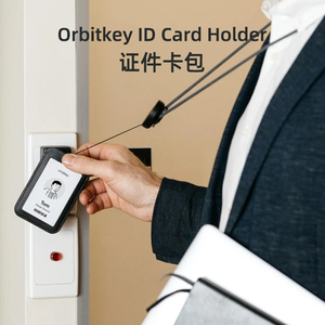 Orbitkey ID Card Holder伸缩挂牌门禁公交饭卡证件卡包卡套绳子