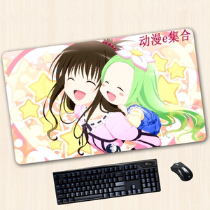 出包王女tolove美柑希莉奴鼠标垫课桌垫二次元动漫周边送生日礼物