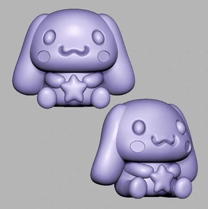 stl生肖卡通玉桂狗圆雕图纸电脑雕刻机三维立体图3d打印模型x0665