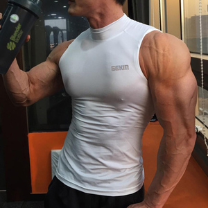 肌肉男背心紧身