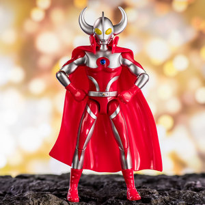 正版授权红色奥特之父奥特曼人偶儿童玩具act多关节可动变形超人