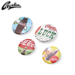 guuka&可口可乐联名潮牌四个装胸章可爱日系百搭纪念个性别针徽章