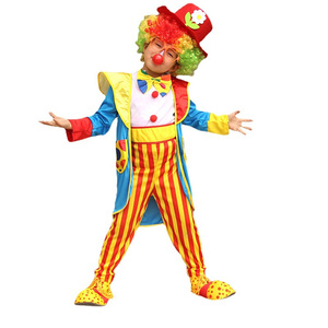 搞笑演出服装儿童小丑马戏团服装舞台节目表演装扮活动衣服道?