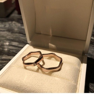 浪浪钉明星同款tasaki六边形戒指六角螺母情侣对戒山河令