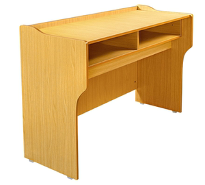 讲台桌学校讲桌教师教室演讲台会议室迎宾培训班讲桌现代简约讲台