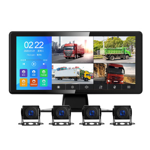 九蚁品牌货车行车记录仪四路监控夜视高清摄像头防水循环录影蓝牙