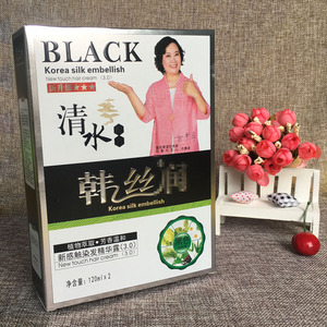 官网正品方青卓代言韩氏丝润一洗黑自然植物清水染白发天然染发剂