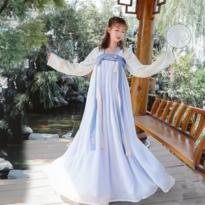民族风女装汉服传统汉服唐装齐胸襦裙古装汉元素改良清新淡雅日常