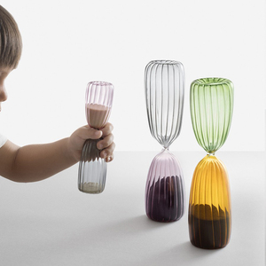 ICHENDORF 意大利进口TIMES系列彩色玻璃厨房沙漏计时器儿童玩具