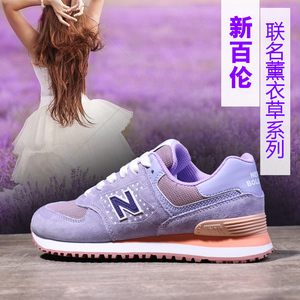 新百伦nb llp女鞋574官方正品紫色运动鞋女春夏季透气跑步鞋男鞋