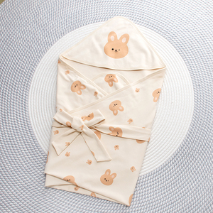 兔年宝宝五月份包被初生纯棉春夏新儿专用刚出生的婴儿衣服包被