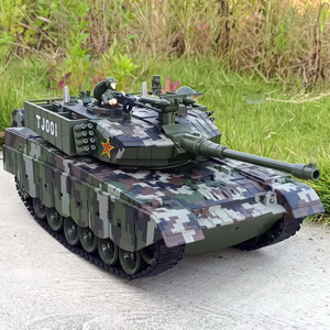 遥控坦克可开炮发弹超大号履带式99G充电动装甲车儿童男孩玩具车