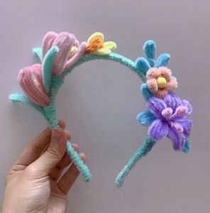 【扭扭棒发箍材料包】加密头箍手工diy玩具儿童可爱发饰拍照道具