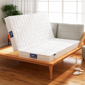 海马床垫可折叠席梦思弹簧1.8x2.2米15cm厚乳胶2x2.2m大床垫20cm