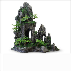 鱼缸装饰水族箱装饰造景假山造景石假水草水景套餐石头摆件大小号