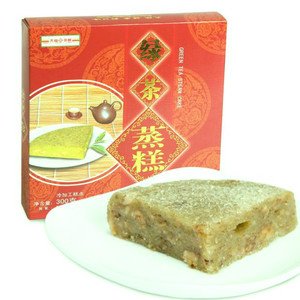 天福茗茶绿茶蒸糕300克盒装天福茶食品天福茶点天福蒸糕