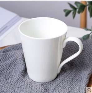 805人付款天猫景德镇欧式纯白色咖啡杯骨瓷浮雕奶茶杯子陶瓷下午茶