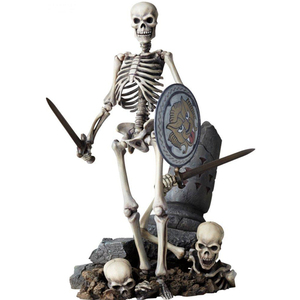 骷髅战士恶魔武士骨头先生关节可动骸骨人偶手办模型骨架玩具盲盒