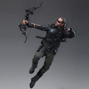 1/6兵人武器配件绿箭侠弓箭迷你手办模型12寸可动人偶微缩兵器ht