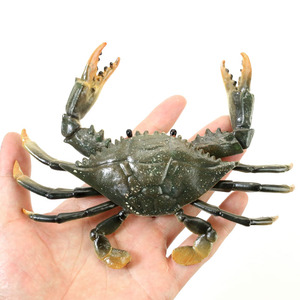 儿童仿真塑胶实心海洋动物模型帝王梭子蟹寄居蟹大闸蟹螃蟹玩具