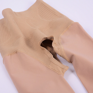 女士性感开裆丝袜薄绒龙抓毛开档连裤袜爱心提臀显瘦保暖一体裤子