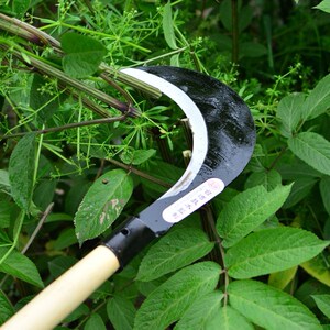 割稻子大镰刀打草老式长柄工具钩镰刀割草刀农具锄草野外坎树小麦