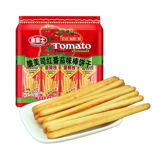 临期特价清仓金富士脆美司蔬菜味番茄味儿童棒棒饼干300g零食品