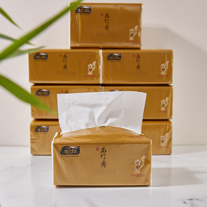 龙竹抽纸龙竹秀纸巾家用大号大包水加厚实惠装10包母婴家用面巾纸