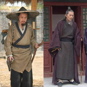 影视古装棉麻老者古装农民古装古代郎中医生古装男汉服群演古装