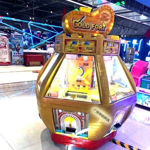 热黄金堡家用单人6人黄金屋推币机动漫城投币中性电玩游戏机商用