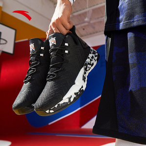 安踏篮球鞋男鞋低帮要疯战靴2020夏季新款汤普森实战球鞋11941607