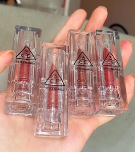 韩国3ce透明壳亚克力哑光口红 red muse