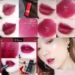 dior法国迪奥红管口红唇膏851#641#酒渍浆果色梅子色车厘子红礼盒