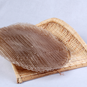 安徽特产地瓜红薯粉皮手工自制山东纯红薯圆粉皮凉皮干货1500g