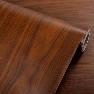 棕色樱桃木加厚防水波音软片自粘木纹贴纸书桌旧家具翻新贴皮仿真