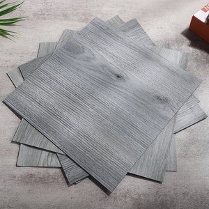 pvc加厚防水地板贴纸自粘地贴灰色仿实木木纹地板革修补地面遮丑