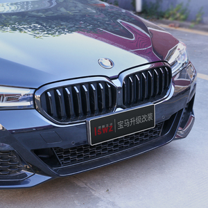 宝马5黑中网