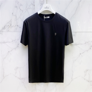 karl lagerfeld卡尔 春夏男士老佛爷胸口徽标圆领短袖t恤30602136
