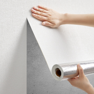 墙纸自粘防水防潮防霉卧室掉灰墙面壁纸出租屋毛坯房粗水泥墙贴纸