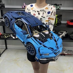 乐高布加迪威龙汽车保时捷911跑车拼装积木模型儿童益智玩具礼物